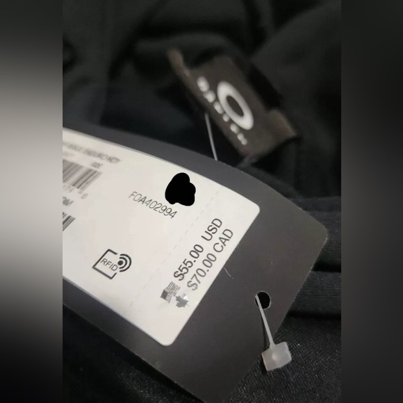 NEW Oakley Pullover Hoodie Men Size Black Fit Kangaroo  Long Sleeve - Picture 6 of 6